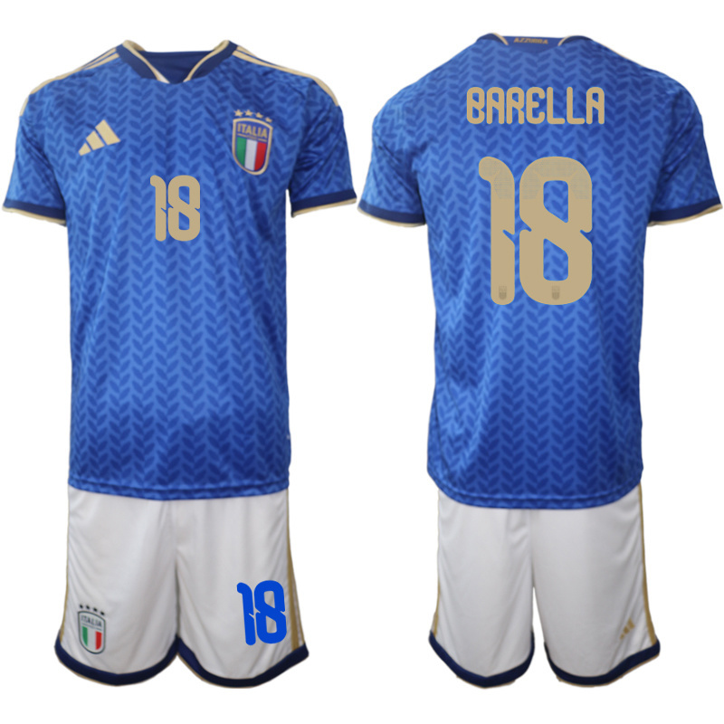Men Italy home #16 style 2026 World Cup Soccer jersey-0